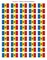 100 Moldova Flag Stickers, Two Sheets of 50, 1.5" x 1" Made in America Self Adhesive Country Flag Scrapbook Stickers, Two Sheets of 50, 100 Sticker Decal Flags
